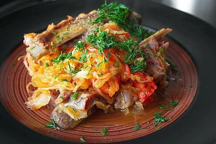 Капуста с ребрышками рецепт с фото 10 рецептов вкусных свиных ребрышек в духовке - пошагово
