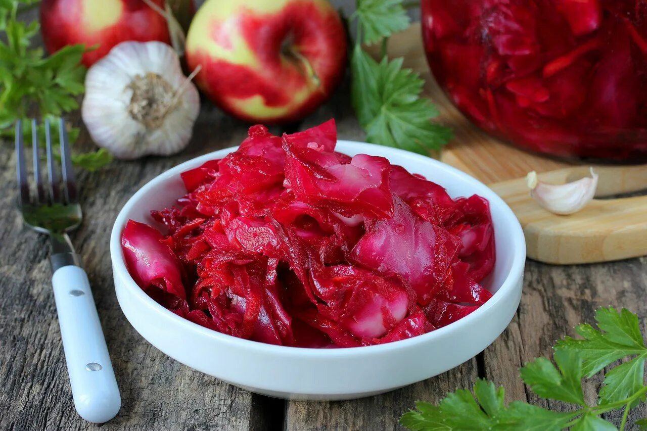 Капуста с свеклой фото пошагово Капуста маринованная по-грузински Georgian cuisine, Cabbage, Radish