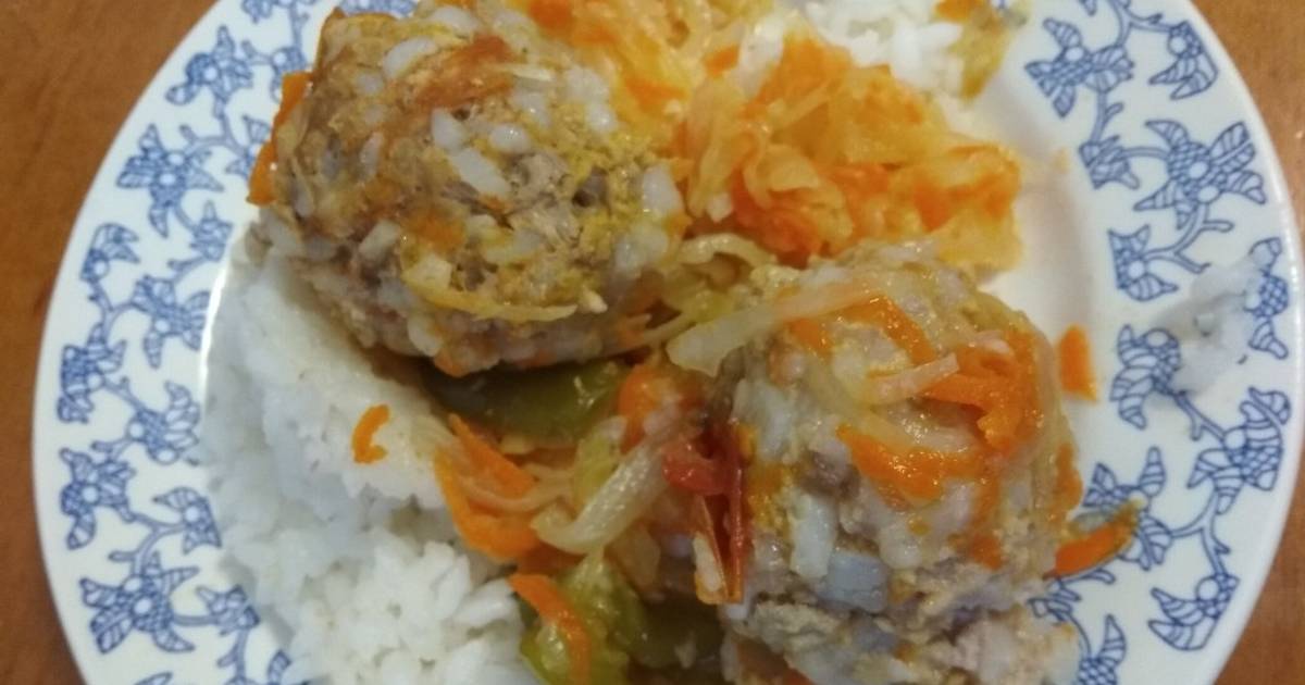 Капуста с тефтелями рецепт с фото Ежики с капустой и рисом - CoffeePapa.ru