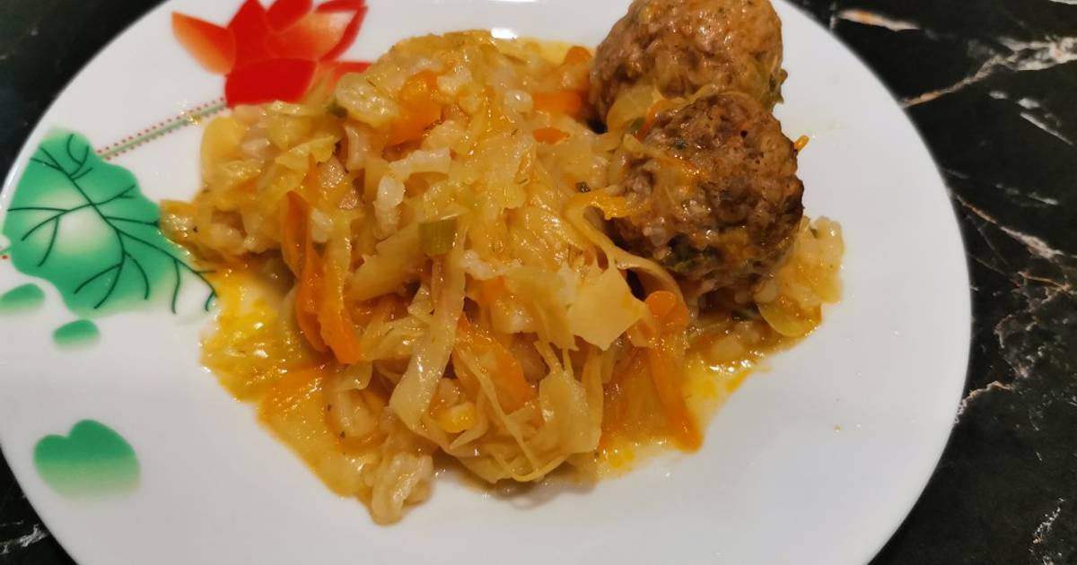 Капуста с тефтелями рецепт с фото Тефтели с тушеной капустой, 14 пошаговых рецепта - тефтели с тушеной капустой ре