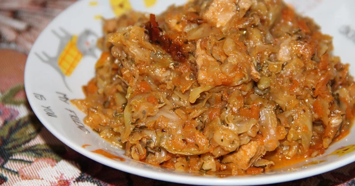 Капуста с тушенкой рецепт с фото Капуста, тушенная с мясом рецепт - Немецкая кухня: Основные блюда. "Еда"