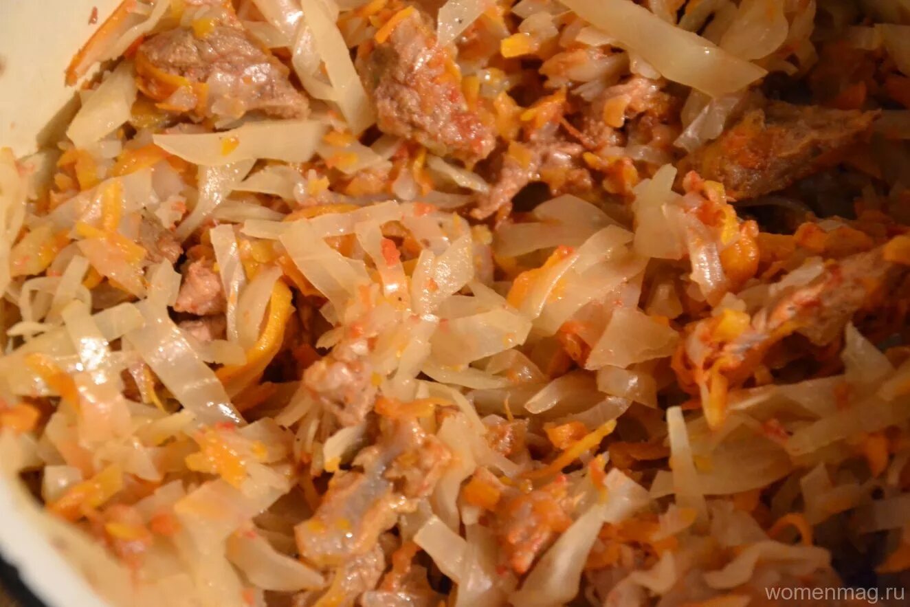 Капуста с тушенкой рецепт с фото Тушеная капуста с говядиной. Пошаговый рецепт с фото