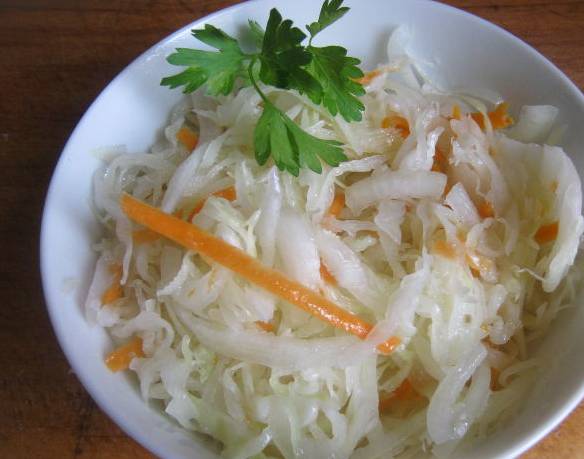 Капуста с уксусом рецепт с фото Быстрая маринованная капуста с уксусом - пошаговый рецепт с фото на Повар.ру