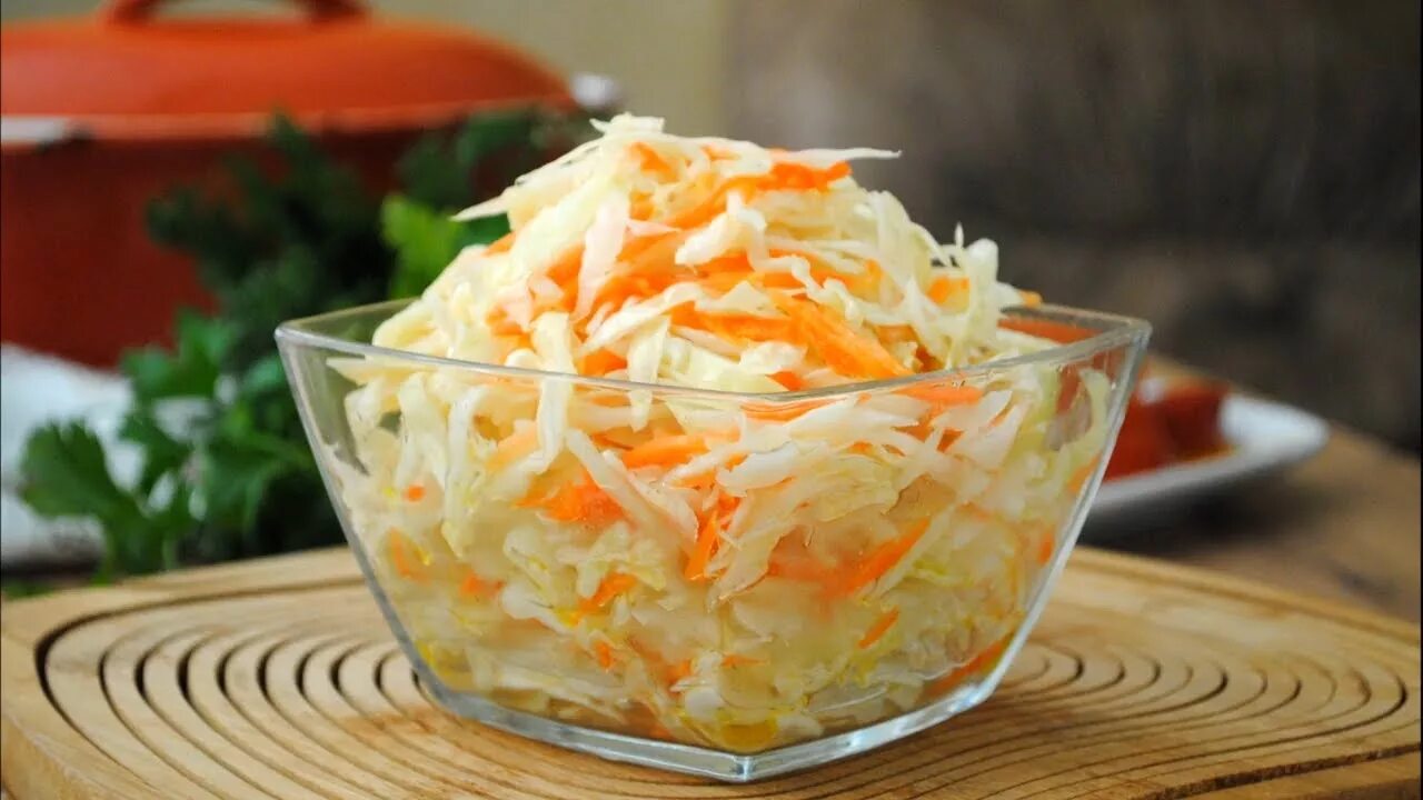 Капуста с уксусом рецепт с фото Быстрая Маринованная Капуста .Рецепт Вкусной Маринованной Капусты с Морковью и У