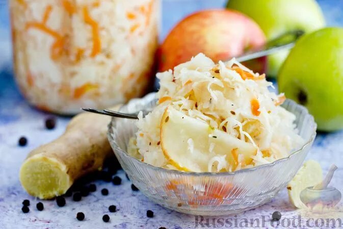 Капуста с яблоками рецепт с фото Квашение, Вегетарианские, Пост, Капуста квашеная, Капуста белокочанная, Блюда из