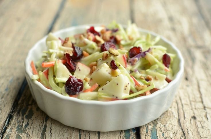 Капуста с яблоками салат с фото Kids Favorite Broccoli Apple Salad Recipe Recipe Real food recipes, Apple salad 