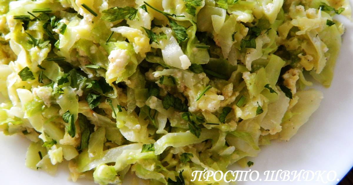 Капуста с яйцом рецепт с фото Жареная капуста с яйцом и сыром - покроковий рецепт з фото. Автор рецепта Олена 