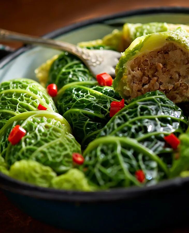 Капуста савойская рецепты приготовления с фото Gołąbki z kaszą gryczaną - przepis Recipe Veggie diet, Healthy recipes, Veggie r