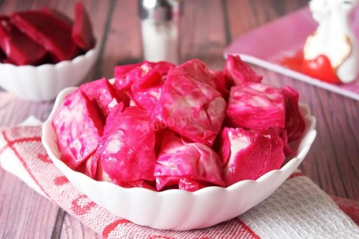 Капуста со свеклой быстрого приготовления фото Маринованная капуста со свеклой быстрого приготовления рецепт фото пошагово и ви