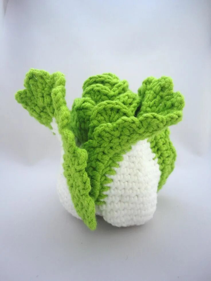 Капуста связанная крючком схема и описание Pin on Crochet vegetables