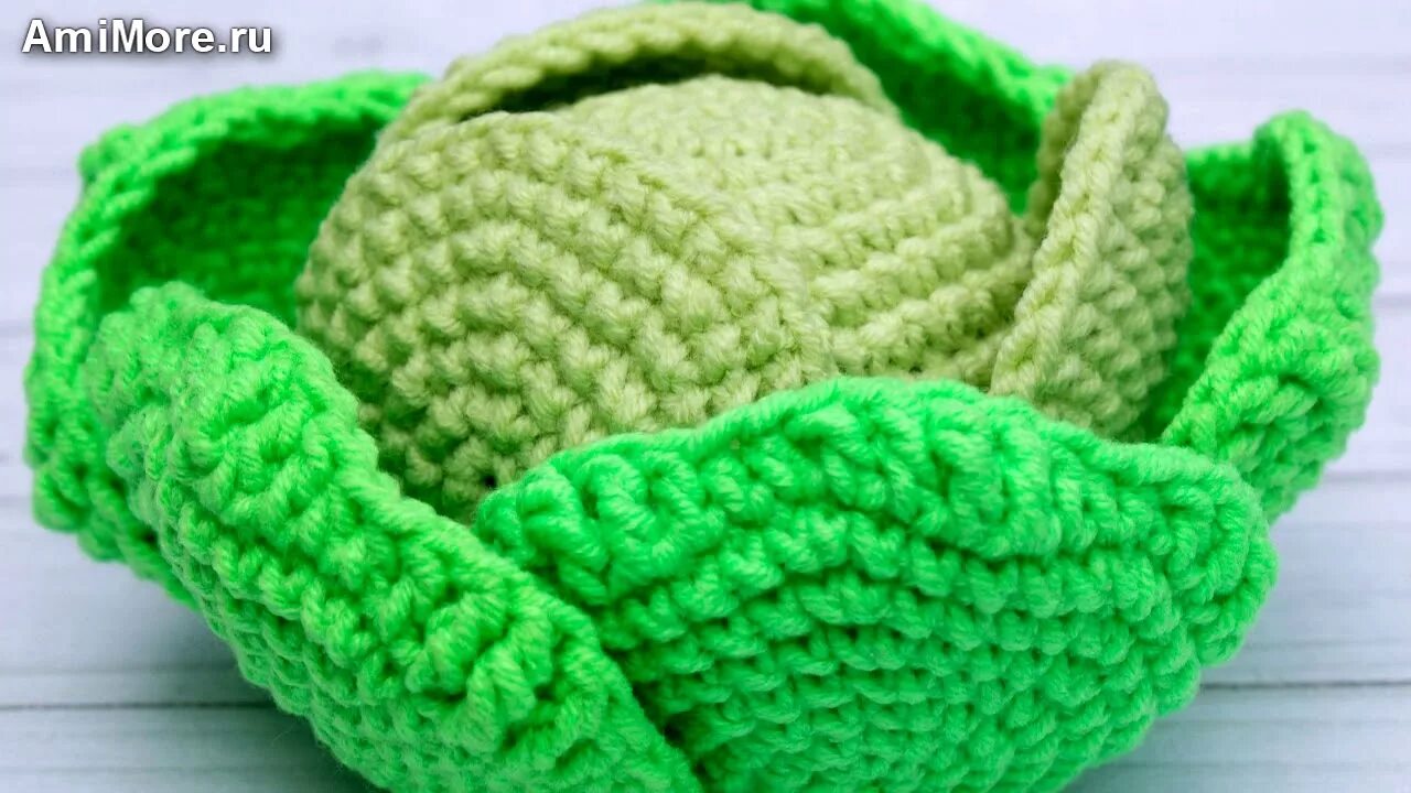 Капуста связанная крючком схема и описание Амигуруми: схема Капуста. Игрушки вязаные крючком - Free crochet patterns. - You