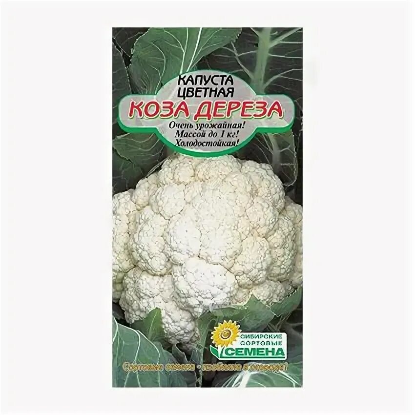 Капуста цветная коза дереза отзывы фото Капуста КОЗА-ДЕРЕЗА цветная (ССС) купить в Екатеринбурге за 26 руб Добрый лес