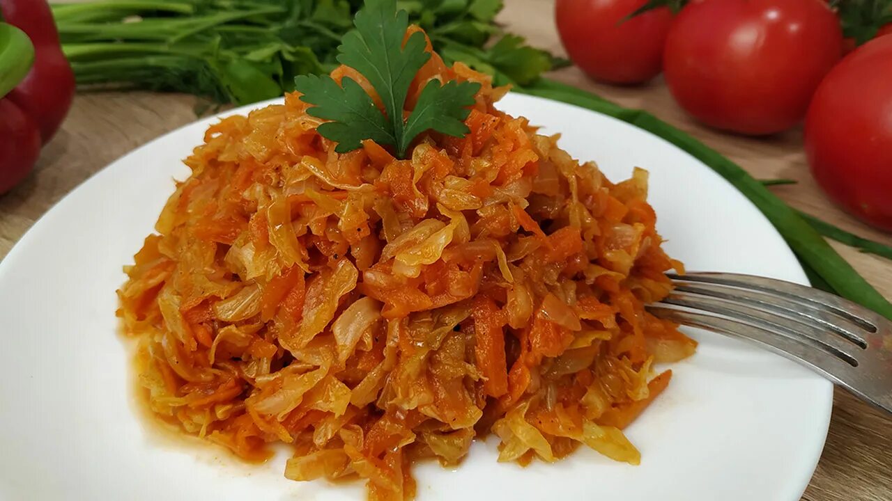 Капуста тушеная рецепты очень вкусно фото Тушёная капуста. КАК ВКУСНО Потушить КАПУСТУ?! - смотреть видео онлайн от "Микс 