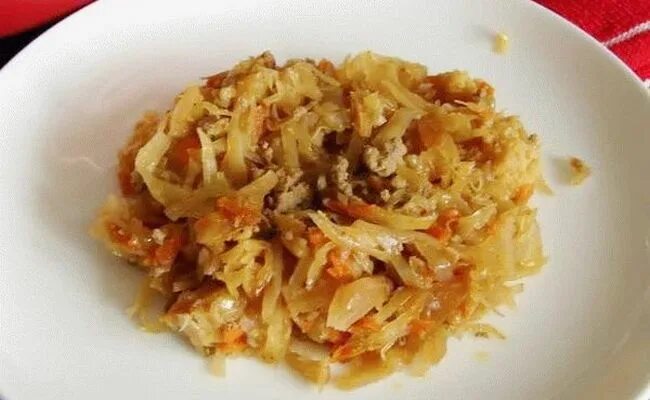 Капуста тушеная с фаршем с фото Тушёная капуста с картошкой на сковороде 7 вкусных рецептов