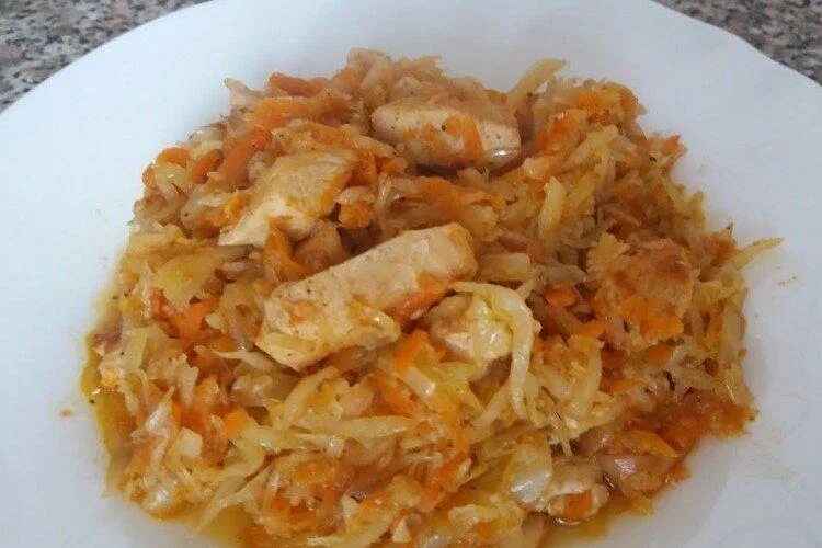 Капуста тушеная с курицей рецепт фото 15 рецептов самых вкусных куриных грудок, запеченных в духовке