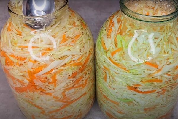 Капуста в банке рецепт с фото Pin on вкусняшки