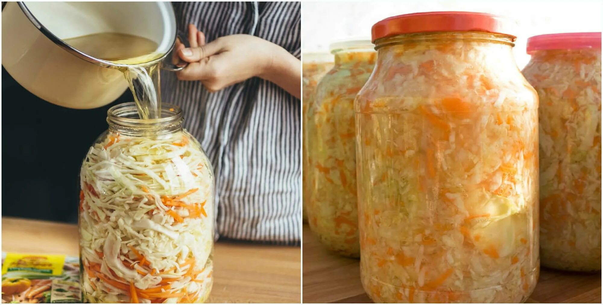 Капуста в банке рецепт с фото Как приготовить квашеную капусту в банке