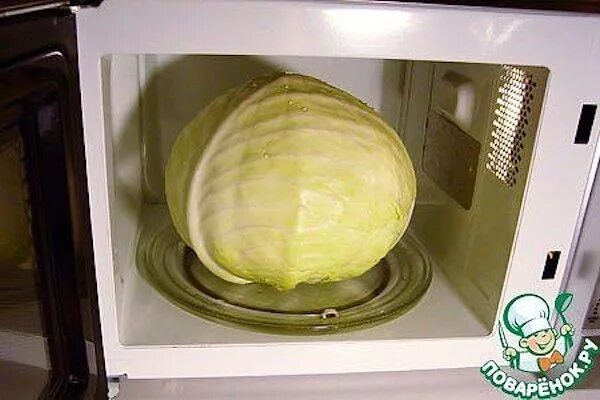 Капуста в микроволновке для голубцов фото КАК БЫСТРО ПОДГОТОВИТЬ ЛИСТЬЯ ДЛЯ ГОЛУБЦОВ - СПАСИБО ТОМУ, КТО ДО ЭТОГО ДОДУМАЛС
