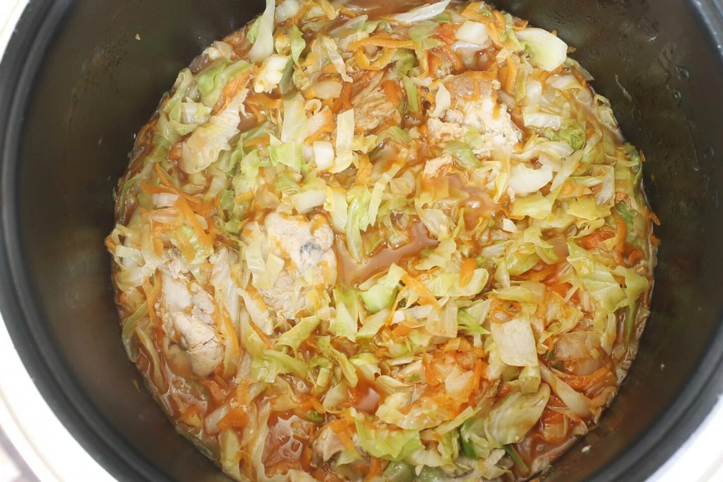Капуста в мультиварке рецепты с фото Курица с капустой в мультиварке тушеная рецепт с фото пошагово - 1000.menu