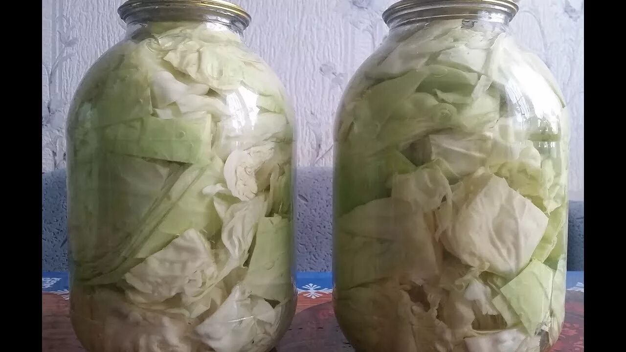 Капуста в огуречном рассоле рецепт с фото Маринованная капуста (кусочками)Самый простой способ! № 1 - YouTube