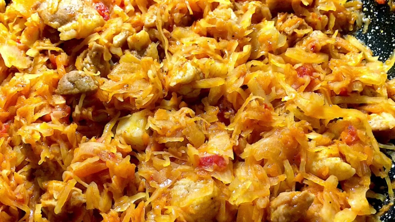 Капуста вкуснее мяса рецепт с фото ВКУСНЕЙШАЯ Тушеная Капуста с Мясом ( БИГОС )Мясо с квашеной капустой - YouTube