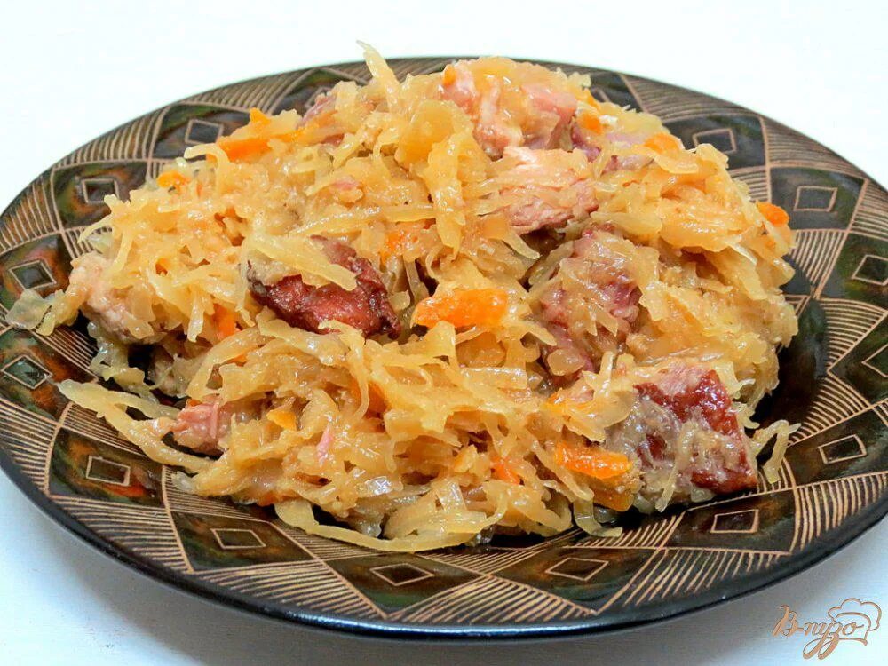 Капуста вкуснее мяса рецепт с фото Капуста квашеная тушёная с копчёностями - рецепты с фото на vpuzo.com
