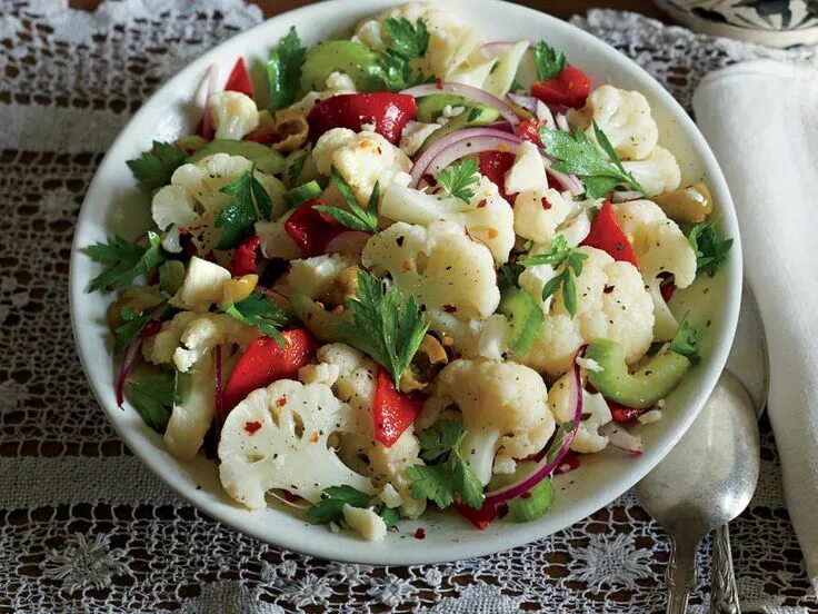 Капуста вкусные рецепты приготовления салатов с фото Cauliflower Salad Recipe Recipe Cauliflower salad, Salad recipes, Quick healthy 