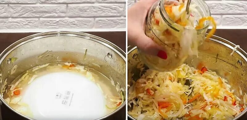 Капуста заливается горячим маринадом рецепт с фото Капуста с уксусом и маслом CoffMachines.ru