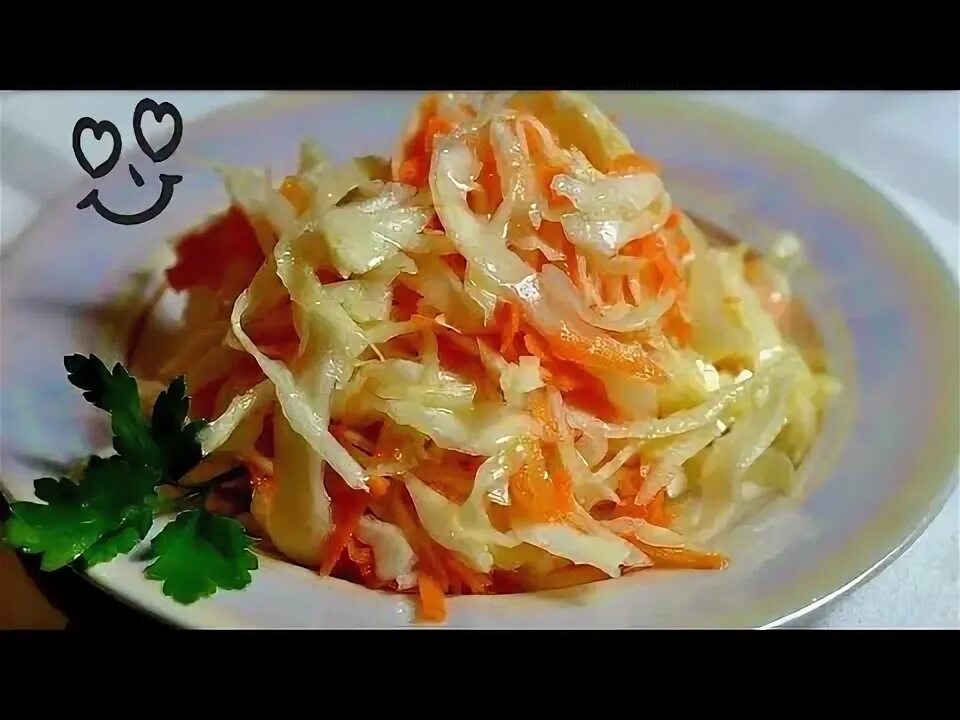 Капуста заливается горячим маринадом рецепт с фото Маринованная капуста"Провансаль".Заготовка на зиму.Рецепт на одну 3х литровую ба
