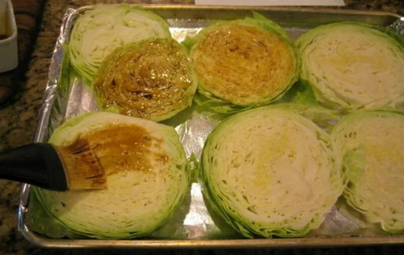 Капуста запеченная в духовке фото Шницели из капусты - Со Вкусом