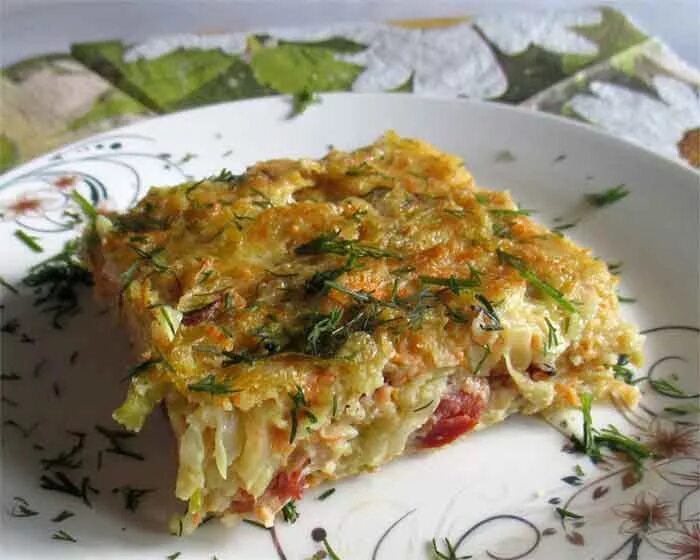 Капуста запеканка рецепты с фото перец болгарский - WeekMenu