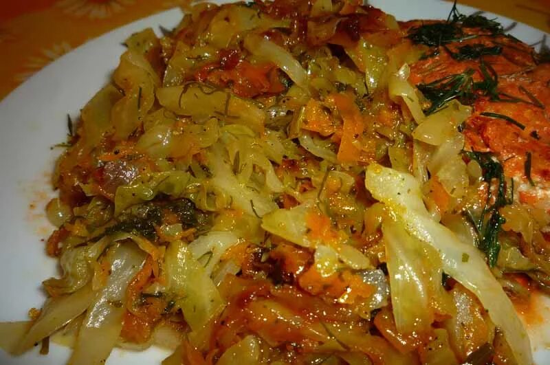 Капуста жареная на сковороде рецепт с фото Кухарята.ру Наслаждайся Вкусом! Страница 17