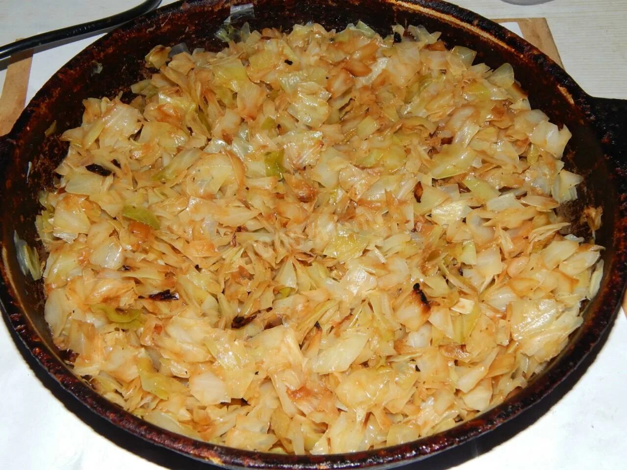 Капуста жареная на сковороде рецепт с фото Кулебяка с капустой капустная и 15 похожих рецептов: фото, калорийность, отзывы 