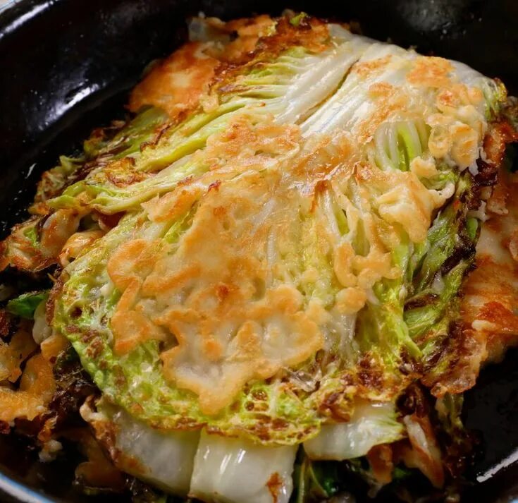 Капуста жарить фото Cabbage pancake (Baechujeon: 배추전) Napa cabbage recipes, Cabbage pancake recipe, 