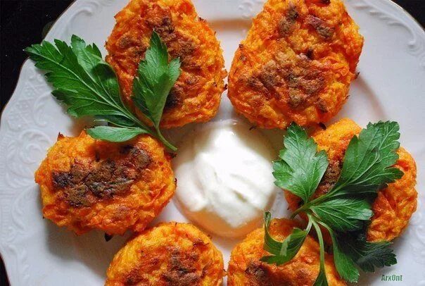 Капустно морковные котлеты рецепт с фото пошагово Морковные котлеты. Вкуснятина необыкновенная. Идеи для блюд, Еда и Вкусняшки