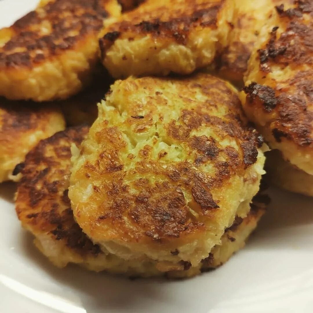 Капустные котлеты фото Рецепт капустных котлет с мукой