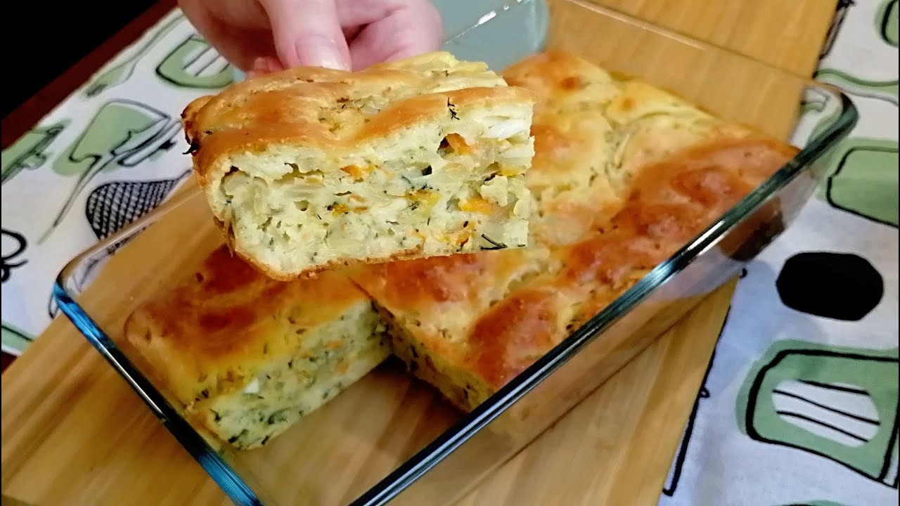 Капустный пирог пошагово с фото Любимый ленивый пирог с капустой и яйцом! Быстро и вкусно! Заливные пироги в дух