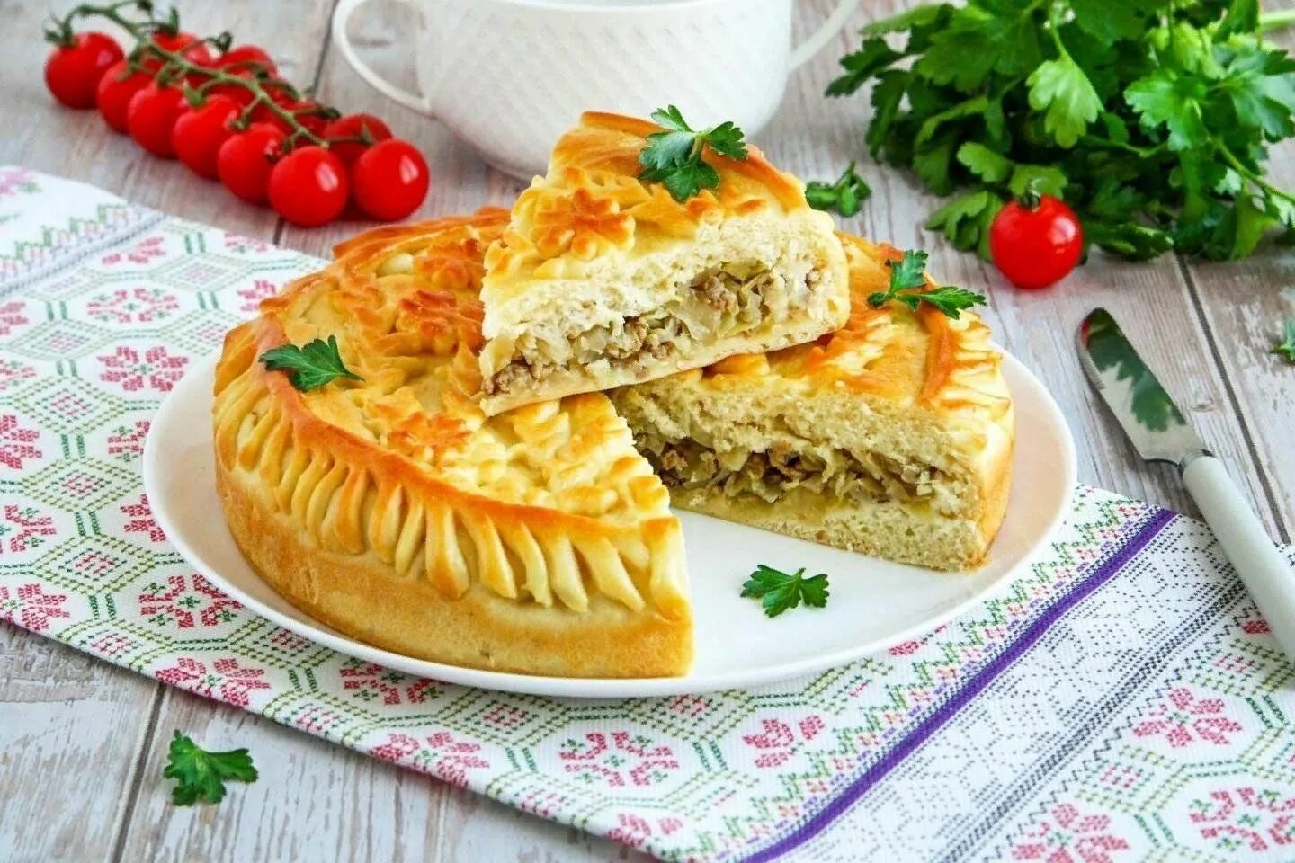 Капустный пирог рецепт с фото пошагово Ох и вкусные пироги капустные 2023, Новошешминский район - дата и место проведен