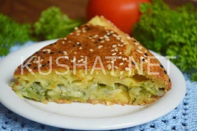 Капустный пирог заливной фото рецепт Заливной пирог с капустой и яйцом на майонезе CoffMachines.ru