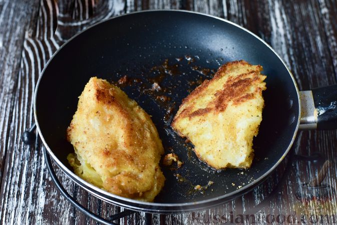 Капустный шницель рецепт на сковороде с фото Рецепт: Капустный шницель с сыром на RussianFood.com