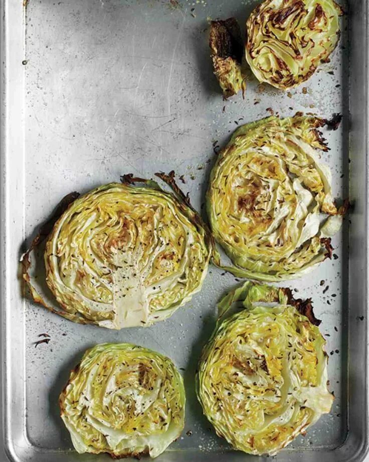 Капусты в духовке рецепты с фото Roasted Cabbage Wedges Ricetta Cavolo arrosto, Ricette, Idee alimentari