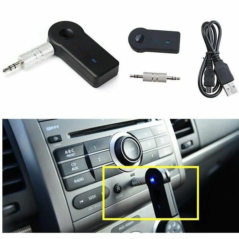 Кар блютуз как подключить Bluetooth-адаптер автомобильный Wireless купить по выгодной цене в интернет-мага