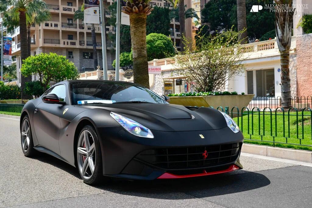 Кара автомобиль фото #Ferrari F12 Berlinetta noir mat - http://stageauto.tumblr.com/post/50574700208/