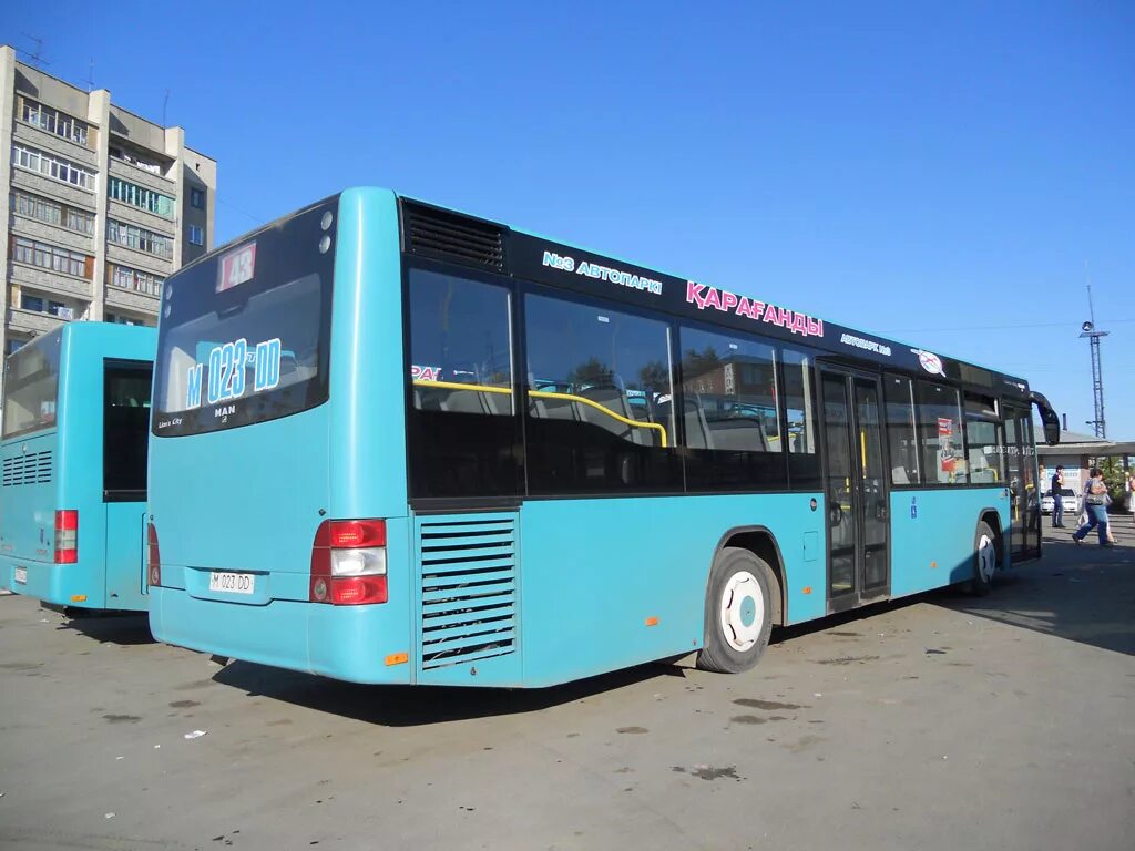 Караганды фото автобусов Карагандинская область, MAN A78 Lion's City LE EL283 № M 023 DD - Фото - Автобус