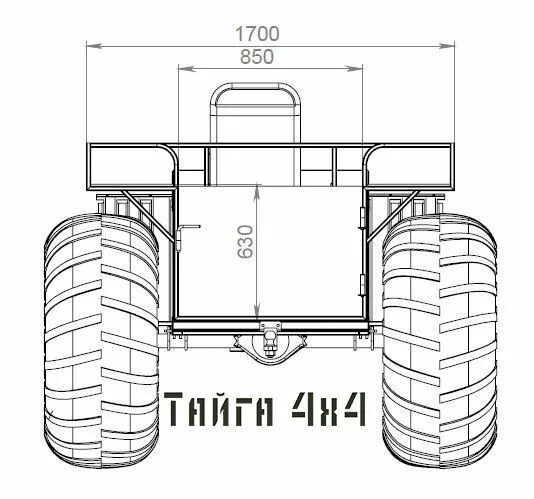 Каракат своими руками чертежи Вездеход Тайга 4х4 Вариатор, колеса бескамерные плавающий снегоболотоход каракат