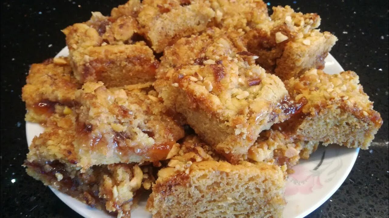Каракум пирог фото Аномально вкусно,ПЕЧЕНЬЕ ИЗ ДЕТСВА К ЧАЮ КАРАКУМ С СЛИВОВЫМ КОНФЕТЮРОМ - YouTube