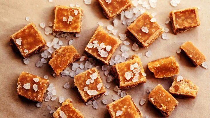 Карамель фото хабаровск Salted Honey Caramels - - Recipe from BostonChefs.com - recipes from Boston's be