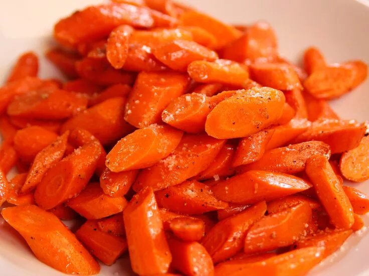 Карамелизированная морковь на сковороде рецепт с фото Orange-Honey Glazed Carrots Recipe Honey glazed carrots, Orange honey glazed car