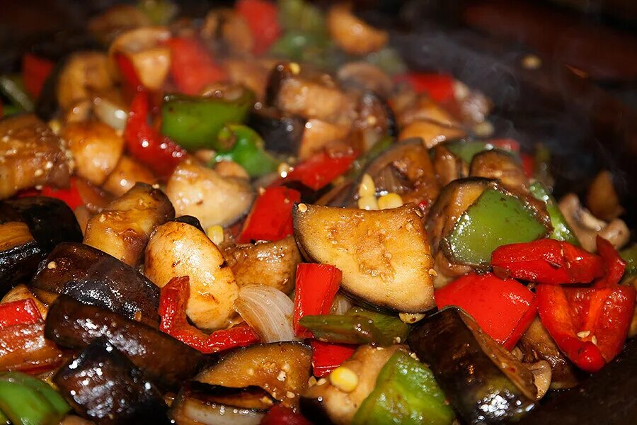Карамелизированные овощи на сковороде рецепт с фото Мясо с овощами на болгарском саче Копилка Кулинарных рецептов Дзен