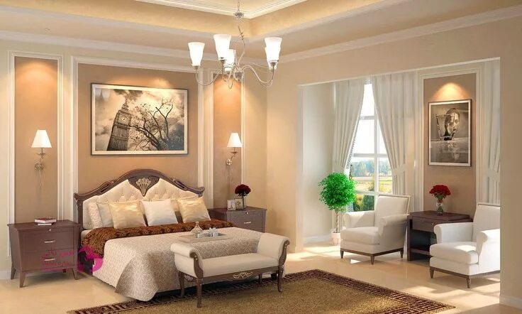Карамельный цвет в интерьере Pin auf Home Schlafzimmer design, Schlafzimmerfarben, Hauptschlafzimmer